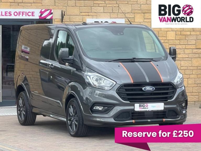 Ford Transit Custom 290 TDCI 185 L1H1 SPORT ECOBLUE SWB LOW ROOF FWD AUTO
