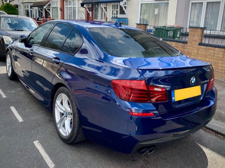 2016 BMW 520D M Sport Auto 69k Miles - Mediterranean Blue Full BMW Main Dealer Service History
