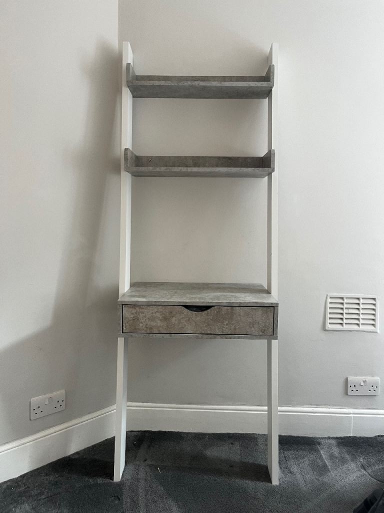 Grey and white ladder desk from Habitat