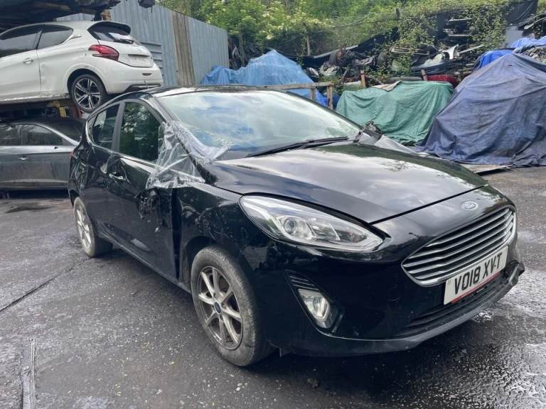 2018 FORD FIESTA ZETEC MK8 BLACK 1.1 petrol XYJB BREAKING 1 X WHEEL NUT