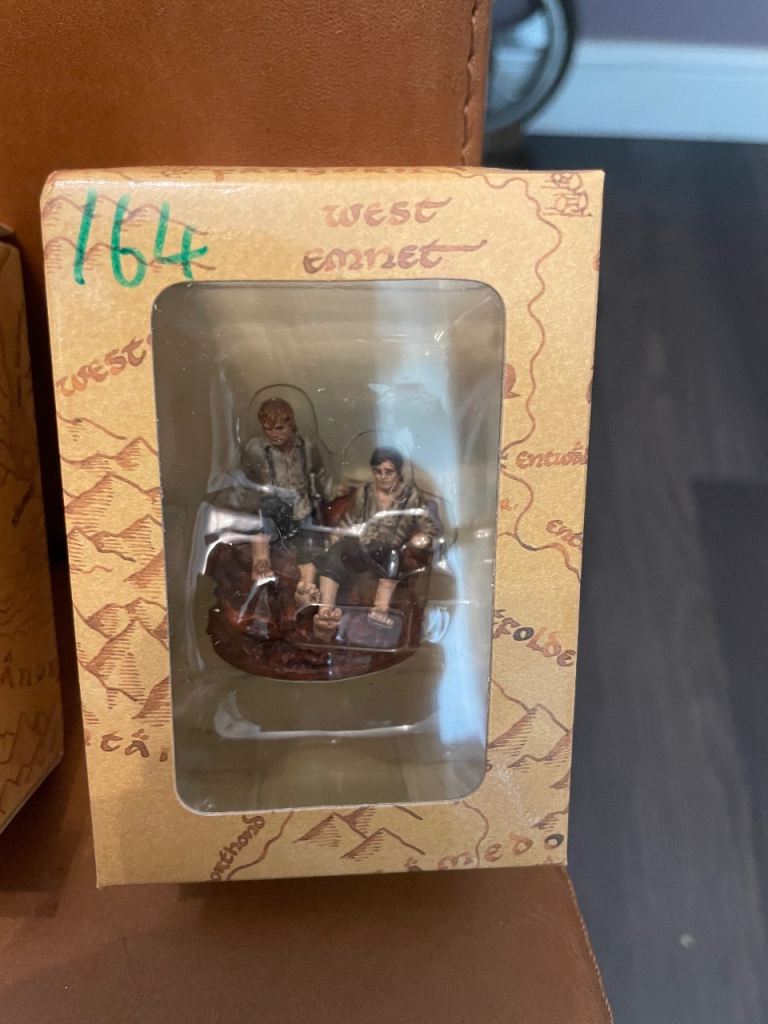 The Lord of the rings Eaglemoss collectors model issue 164 Frodo and Sam at mt doom 
