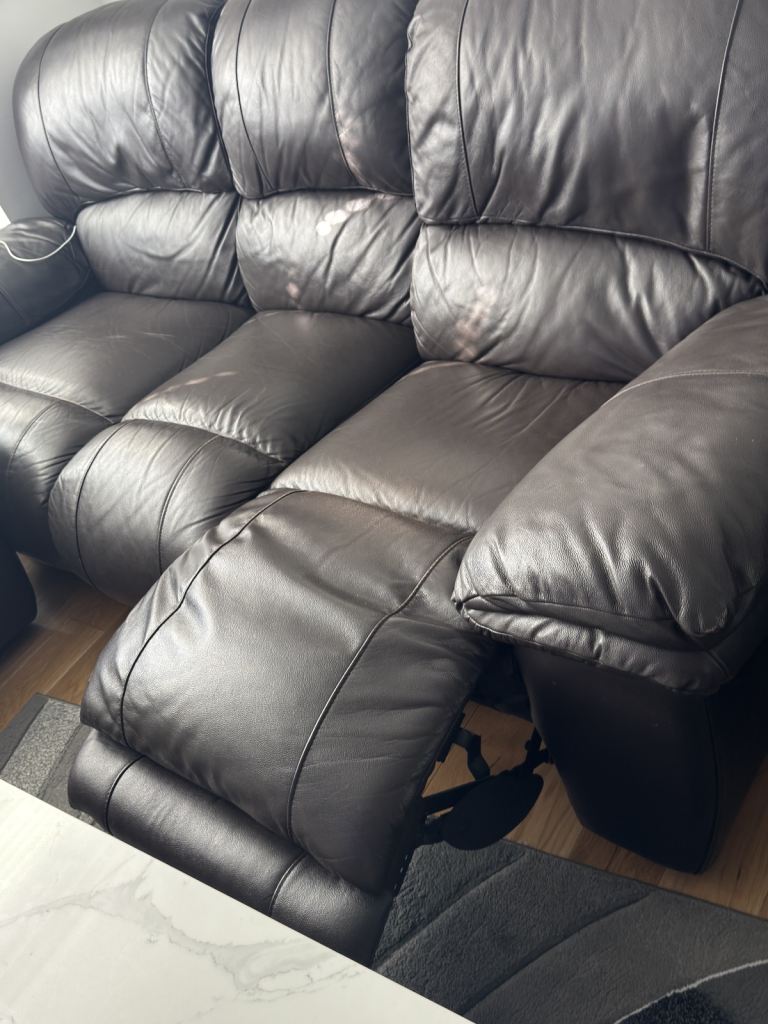  leather sofa, good condition used