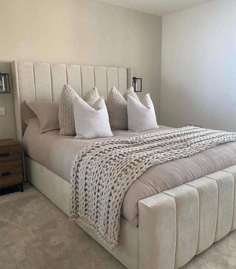 Double Bed With Full Foam Quality Mattress And Free Home Delivery Inbox For Price