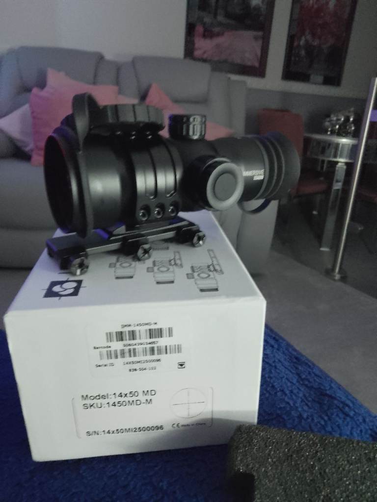 Immersive optics 14x50 MD scope