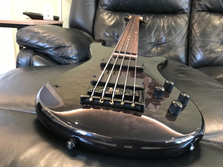 Spector Legend Fretless 5 Standard 5-String Electric Bass Guitar Black Stain Trans