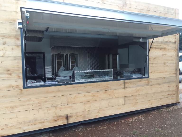 Catering trailer Coffee drinks mobile kitchen food stand icecream pod 