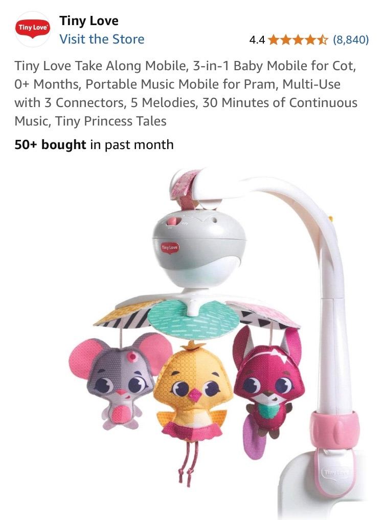 Baby mobile by Tiny Love
