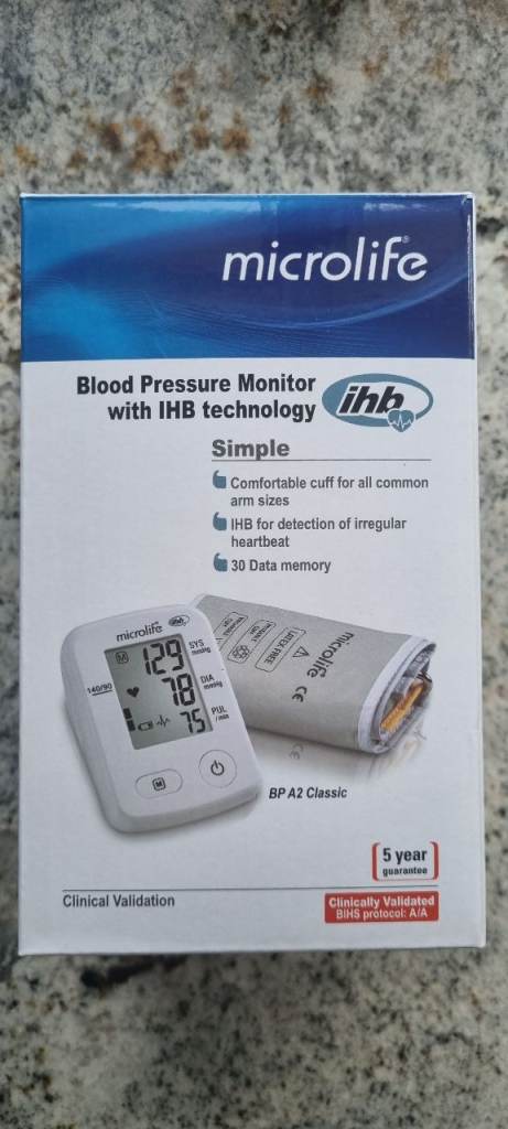 Microlife BP A2 Classic Blood Pressure Monitor - Brand New