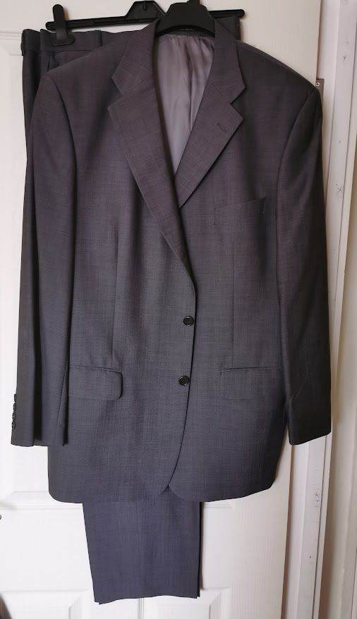 Marks & Spencer Grey Italian Suit As New