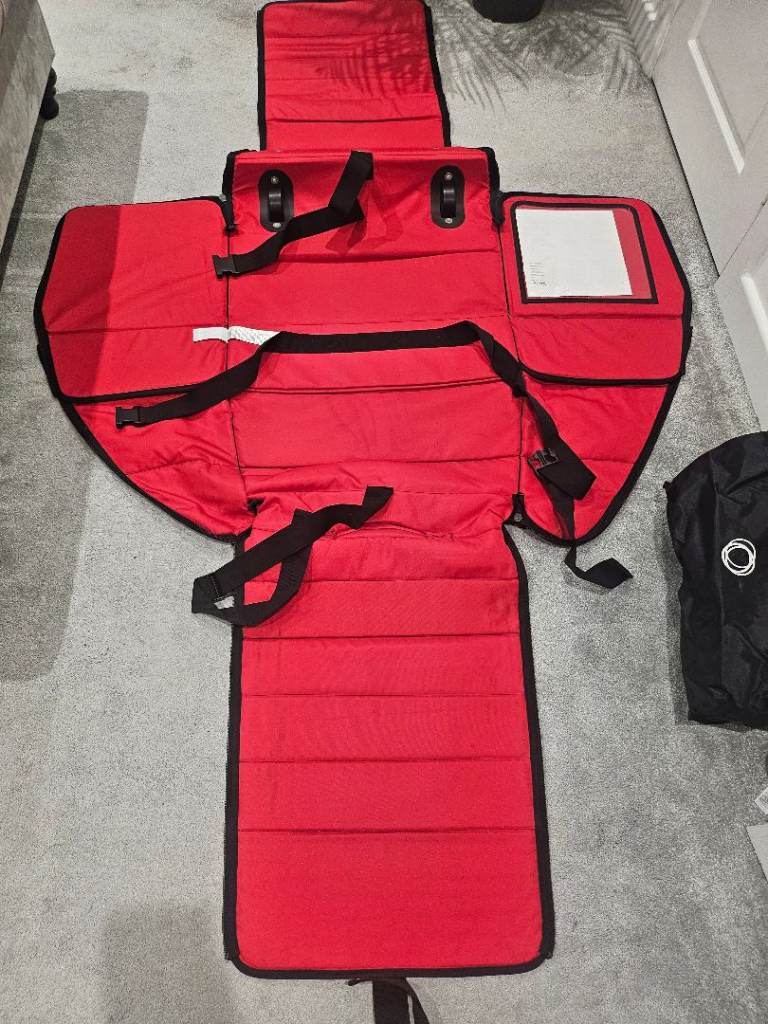 Bugaboo Travel Bag Black – with Straps and Wheel Bag