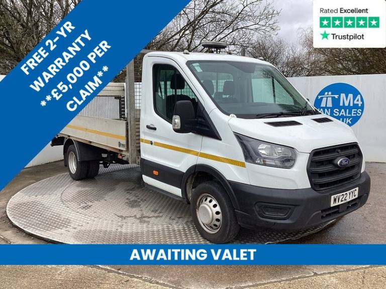 2022 Ford Transit 350 EcoBlue Leader Dropside Tail Lift 14ft 2 Euro 6 Dropside Diesel Manual