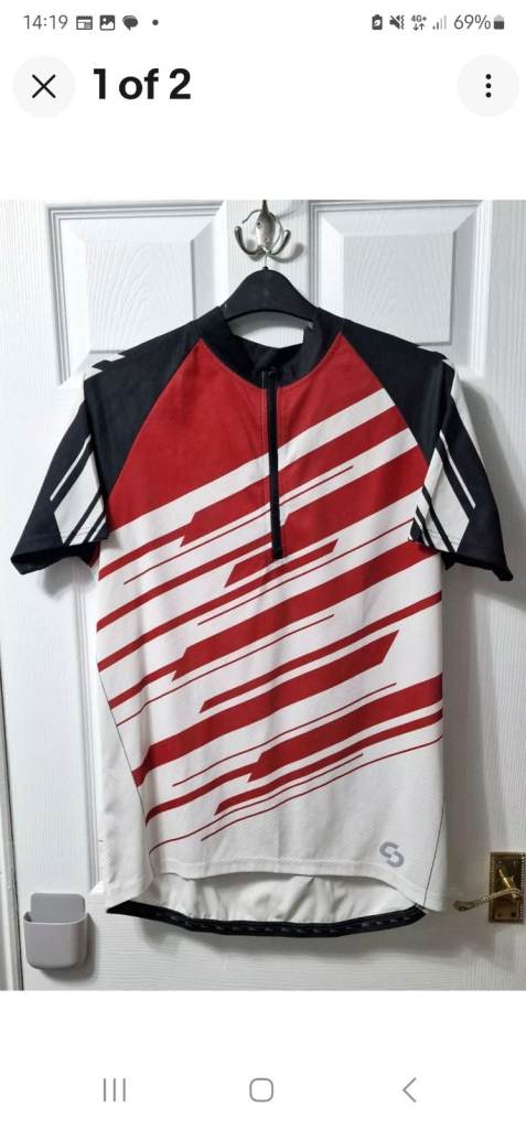 Mountain bike cycling jersey size medium to large