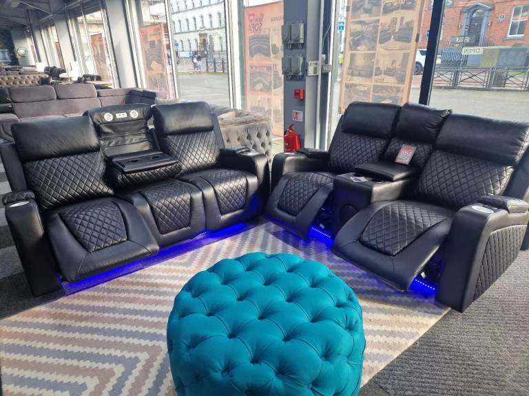 image for Florida Electric Recliner 3+2 Sofa Set 🎅 Xmas Mega Deal – 20% Off **