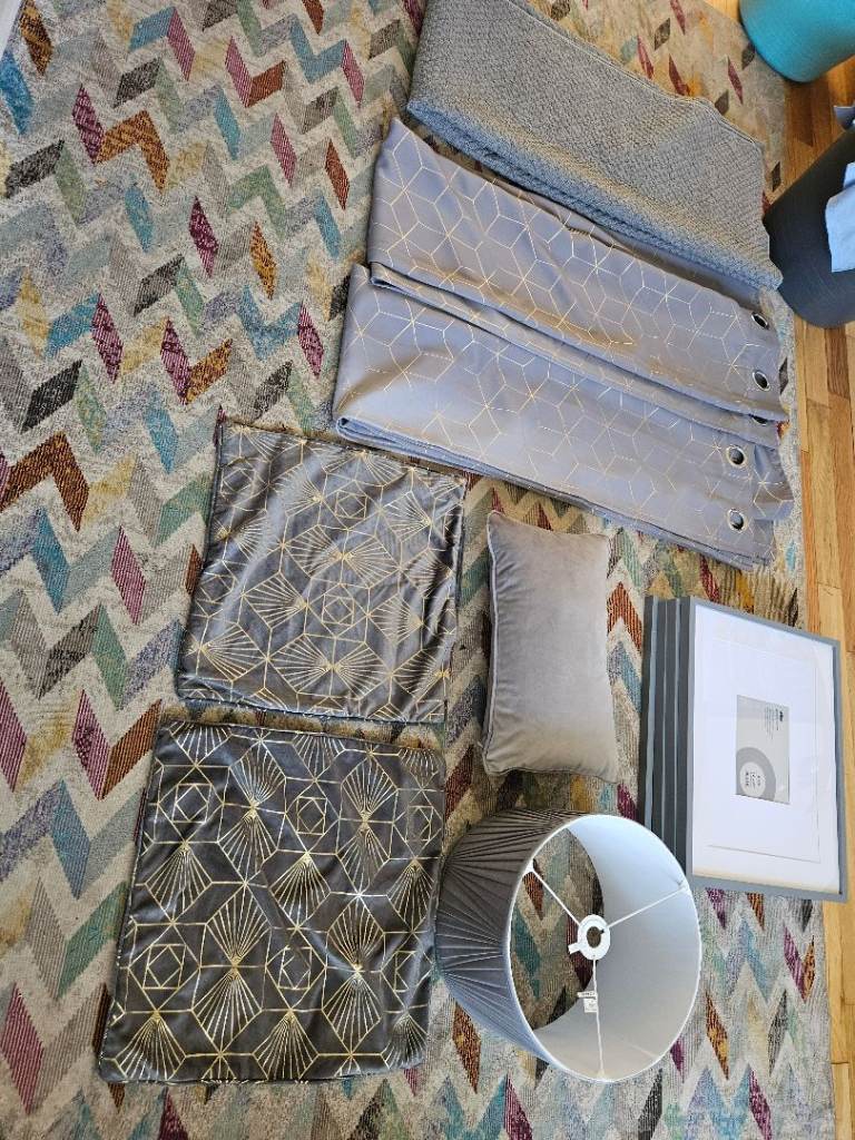 Soft furnishings for room redecorate