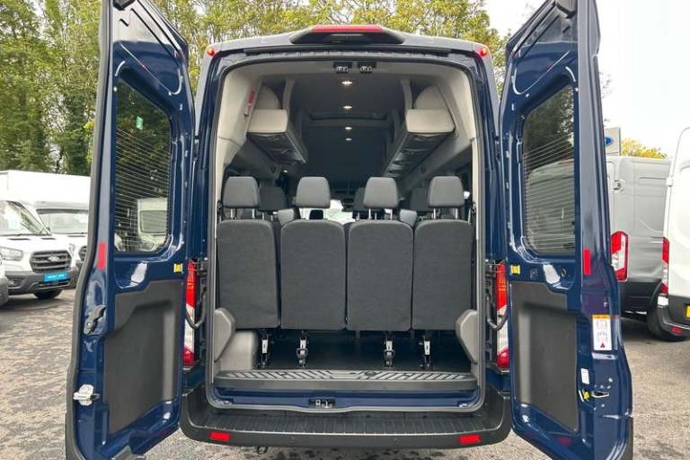 2025 Ford Transit 460 Leader L4 H3 ELWB High Roof 17 Seater Minibus RWD 2.0 EcoBlue 165ps, RE Min...