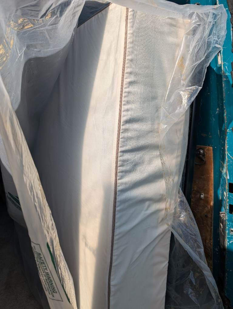 Campervan bed frame with mattress 