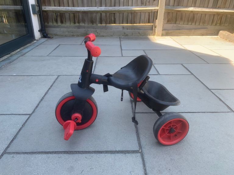 TP Toys Early Fun Trike - Black and Red Child's Tricycle, Good Condition