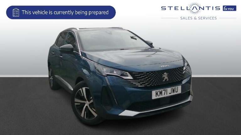 2021 Peugeot 3008 1.2 PureTech GT SUV 5dr Petrol EAT Euro 6 (s/s) (130 ps) SUV Petrol Automatic