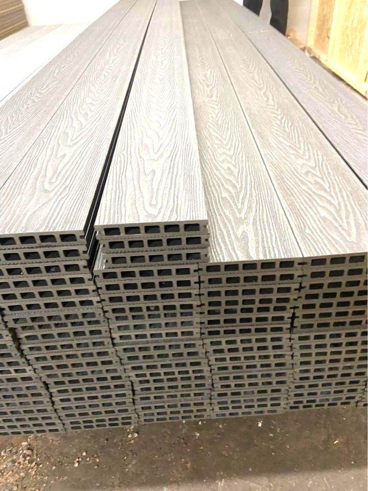 Durable Grey Composite Decking Boards - 2.4m, 3.6m, 4.8m Lengths | Free Samples & Fast Delivery