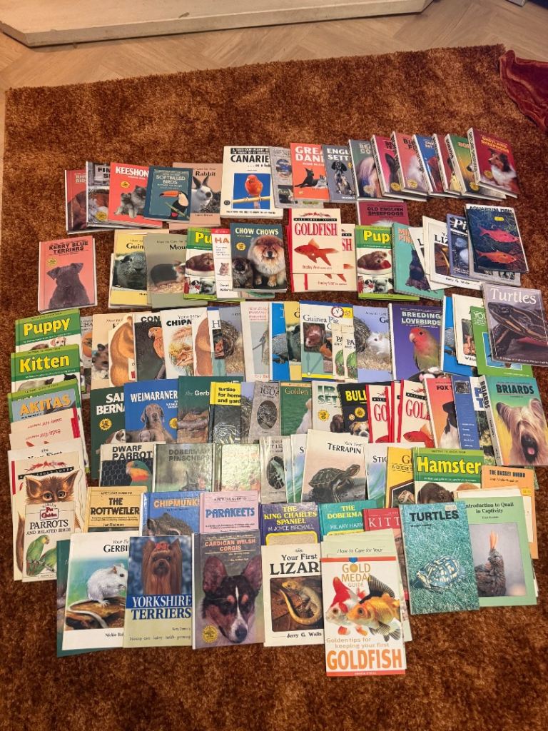 New 123 Pet Books Hard and Softback 