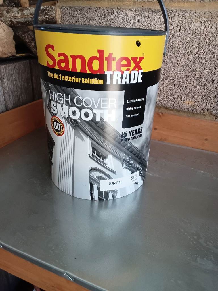 Sandtex Trade High Cover Smooth Exterior Paint - Birch