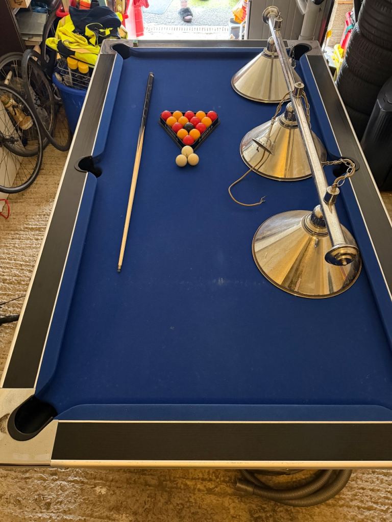 6ft Superleague Black Ash Pool Table