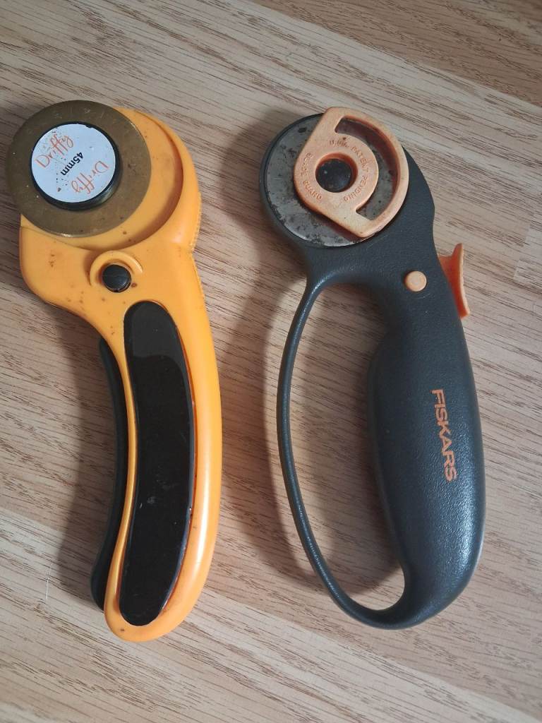 Fiskars Rotary Cutters – Good Condition, Two Available
