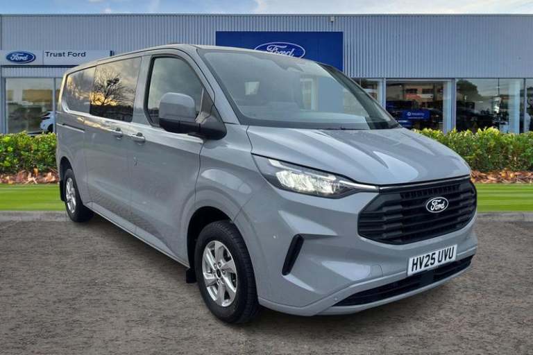 2025 Ford Transit Custom 2.0 EcoBlue 136ps H1 Double Cab Van Limited PANEL VAN DIESEL Manual
