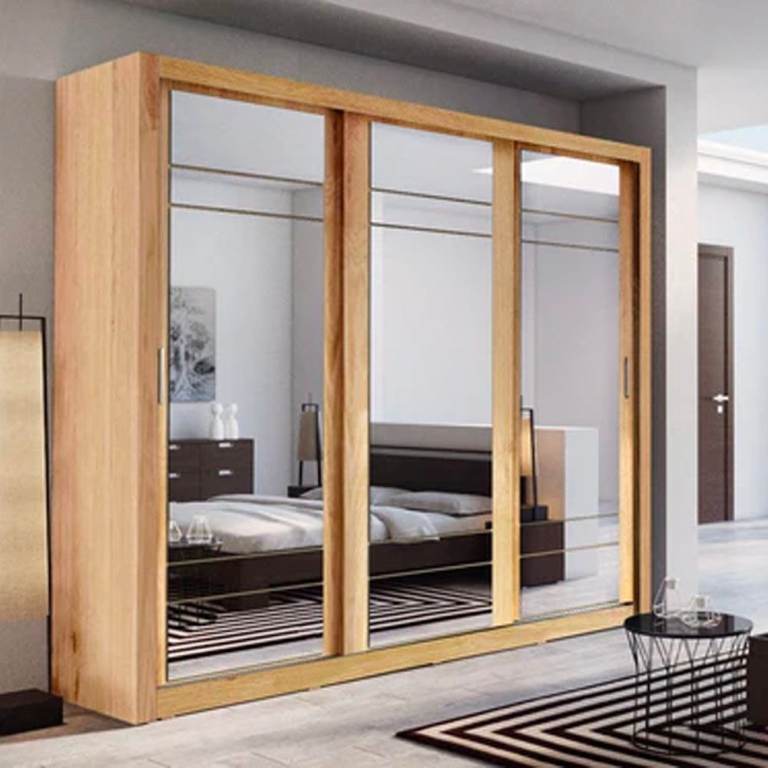 Florida Oak 250cm Sliding Wardrobe