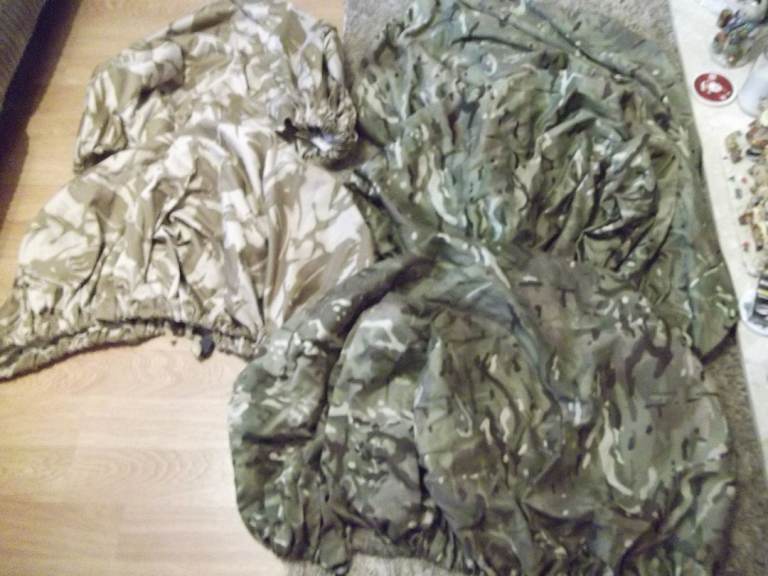6 x BRITISH ARMY MTP AND DESERT DPM RUCKSACK BERGEN COVER LARGE