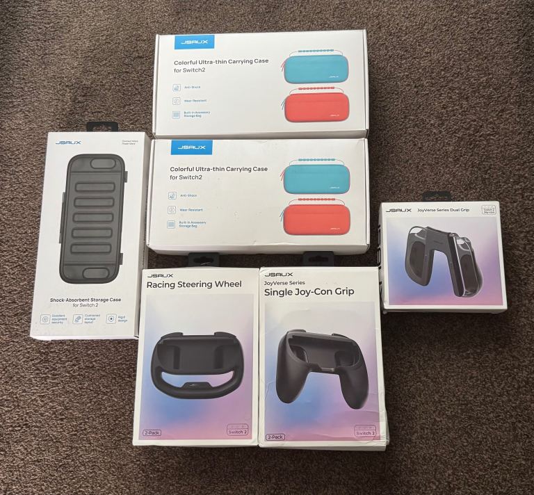 Bundle of 6 JSAUX Accessories for Switch 2. Brand new. 