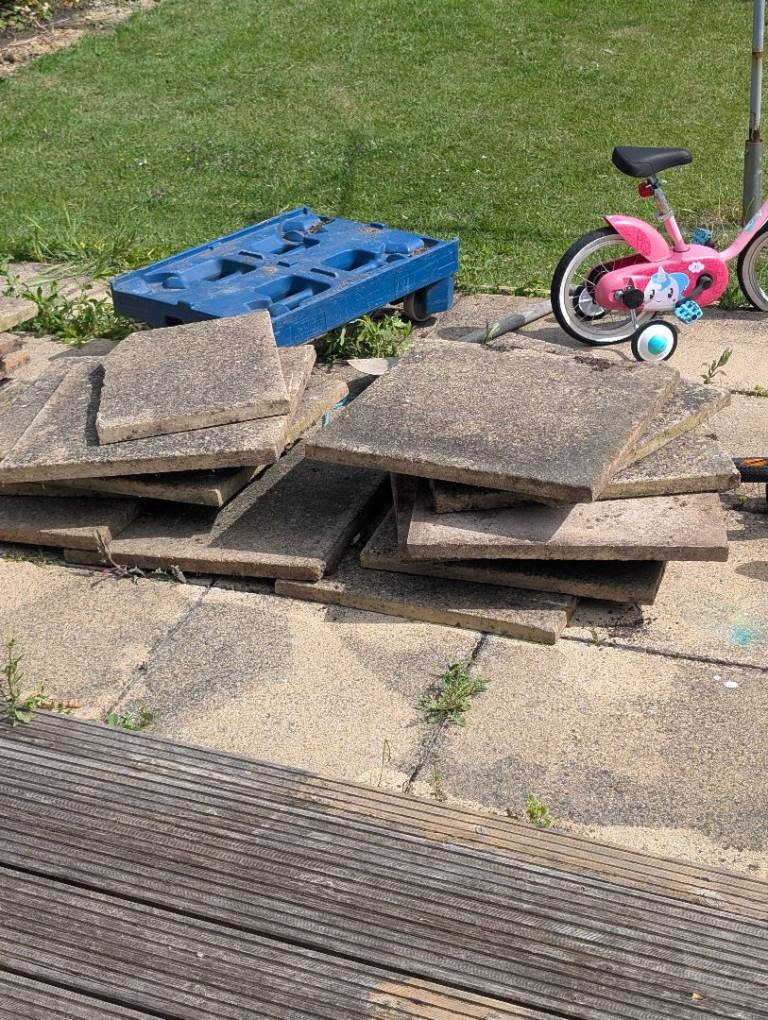 Patio slabs free