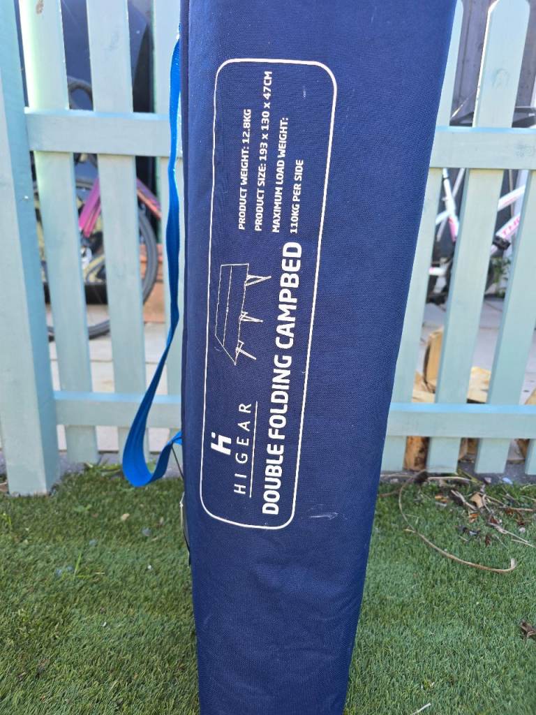 Double Hi-gear slumber camp bed 
