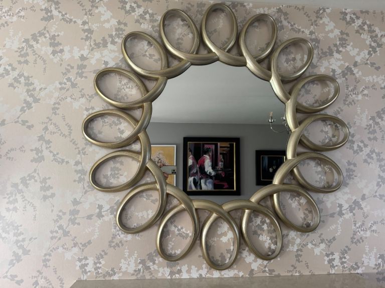 Large gold Marks and Spencer Mirrror