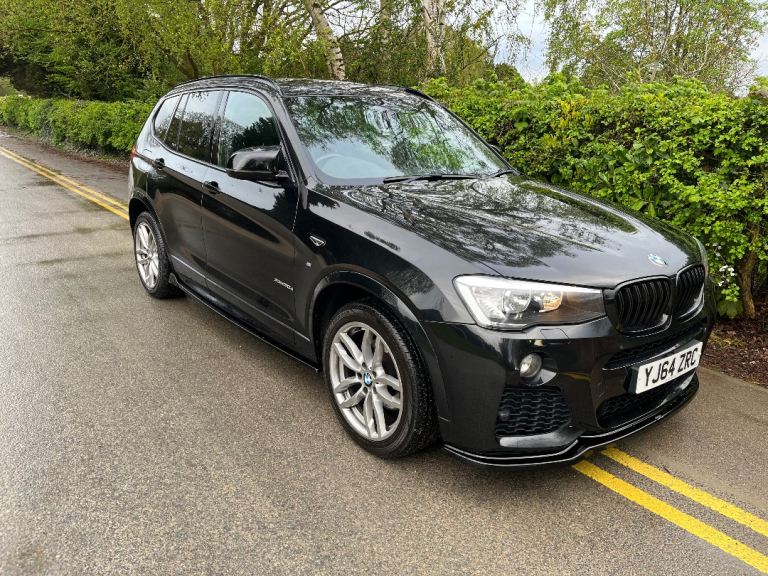 2014/64 BMW X3 3.0D M SPORT AUTO 5 DOOR BLACK 