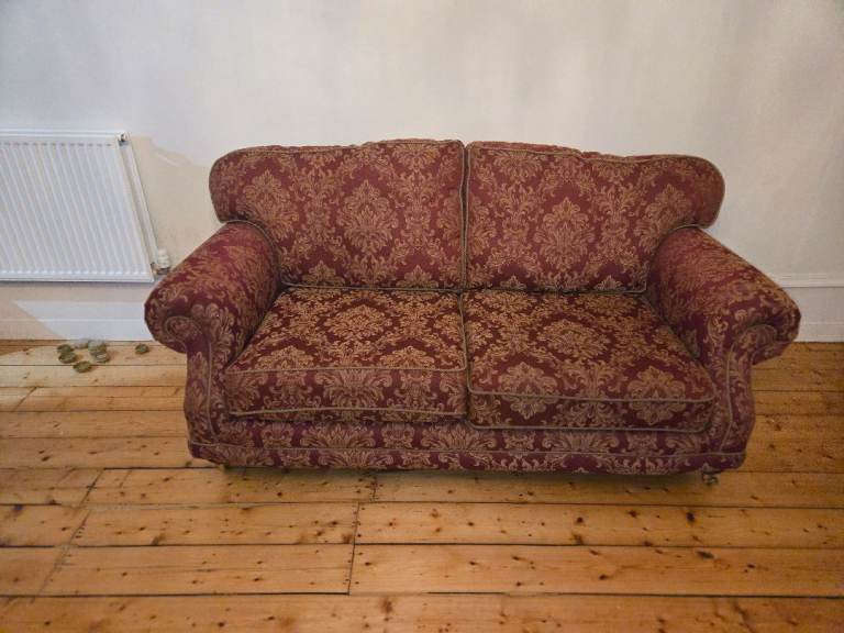 Two seater, two arm chairs set.