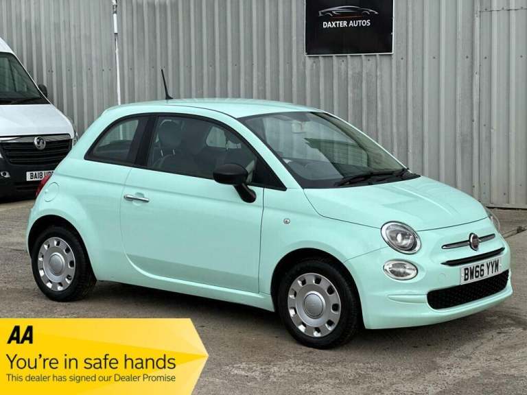 2016 Fiat 500 1.2 Pop Euro 6 (s/s) 3dr HATCHBACK Petrol Manual