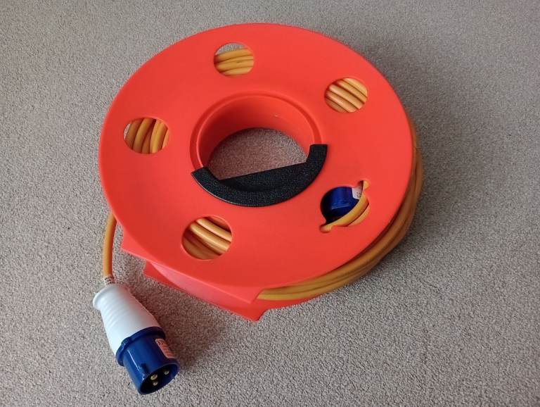 Motorhome Caravan Camping 25 meter Hook up cable storage bag & Winder