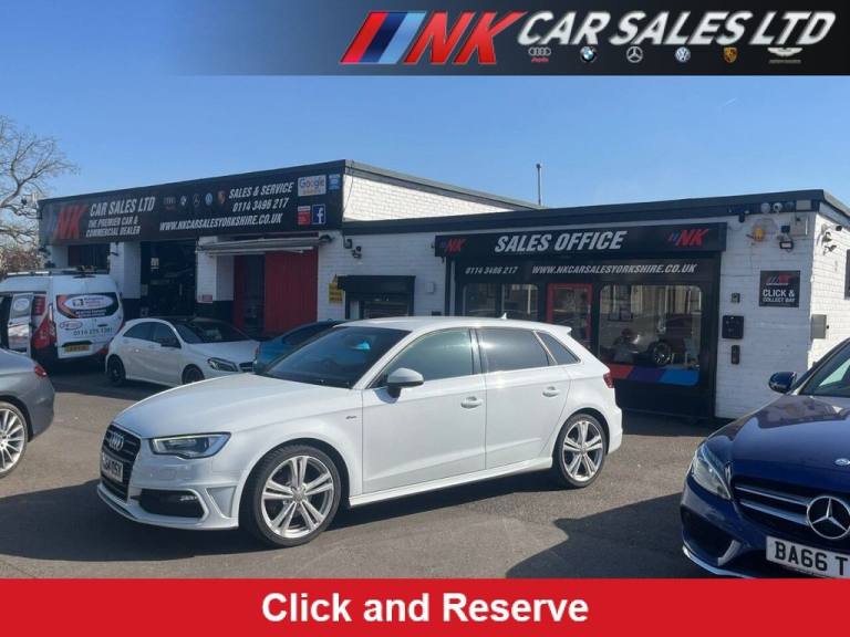 2014 64 AUDI A3 2.0 TDI S LINE SPORTBACK 5DR DIESEL MANUAL EURO 5 (S/S) (150 PS)