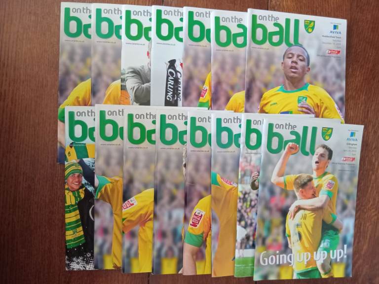 Norwich City Football Programmes From 2009/10