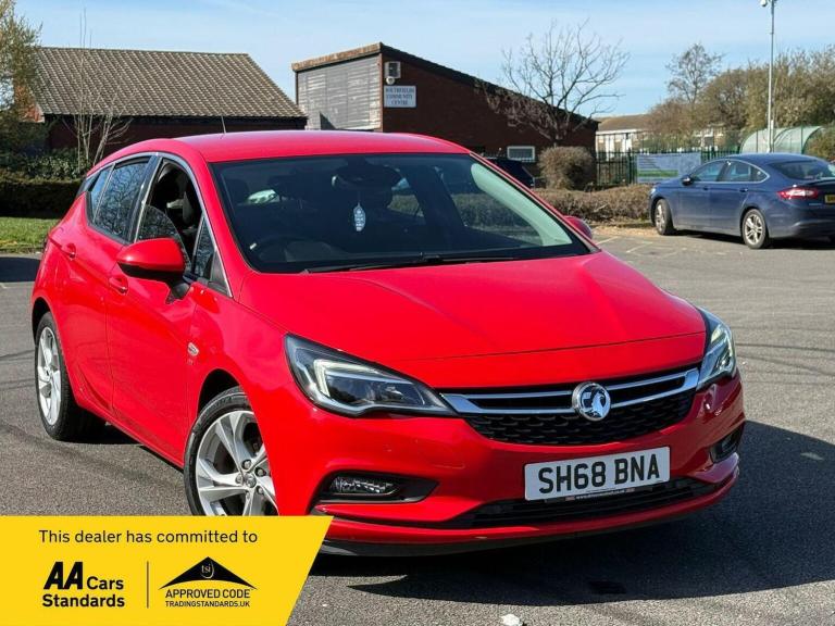 VAUXHALL ASTRA 1.4i Turbo SRi Euro 6 5dr 2018