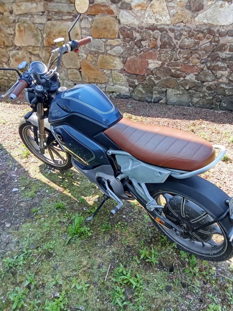 Super Soco TC Motorbike - abandoned property - sold as seen