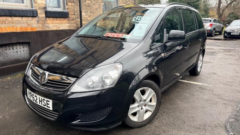2012 Vauxhall Zafira 1.6i [115] Exclusiv 5dr MPV Petrol Manual