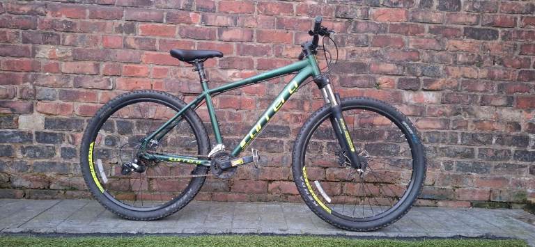 Carerra Vengeance 2025 Mountain Bike Green, 27.5" 18" Frame