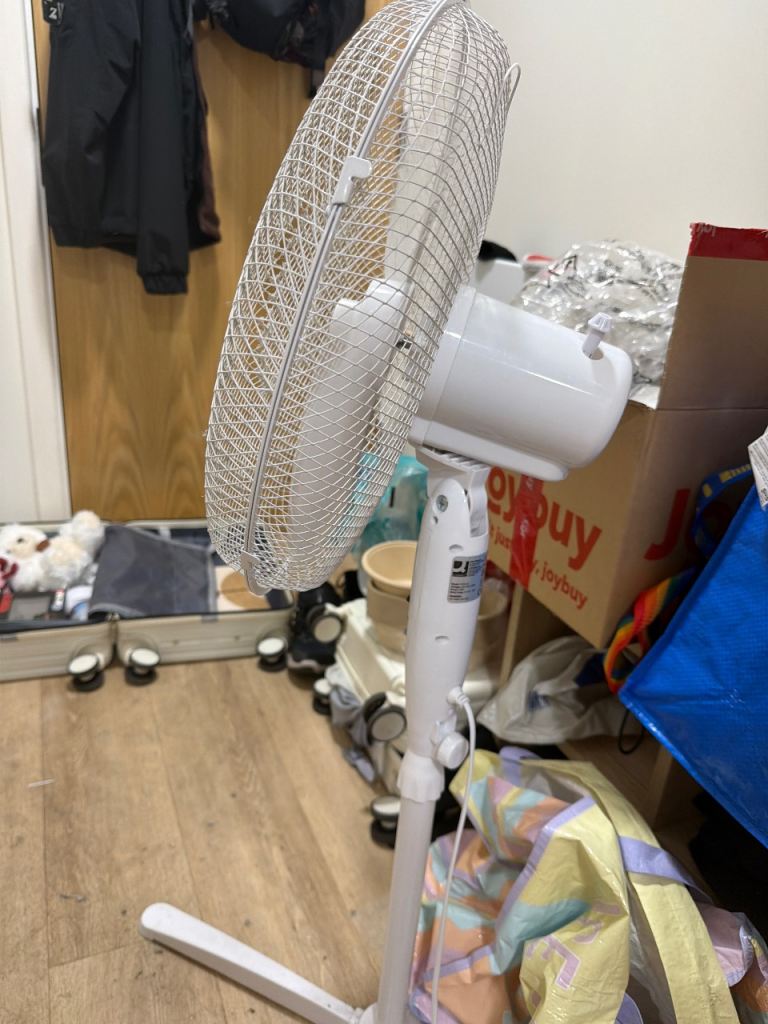Q-Connect Pedestal Standing Fan 50W – Good Condition