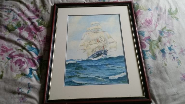 T-seaward ship painting with valuation 