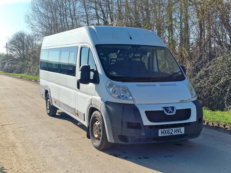 2012 Peugeot Boxer 440 L4H2 17 Seat Minibus  21k Mile  Drives Perfect  6m MOT