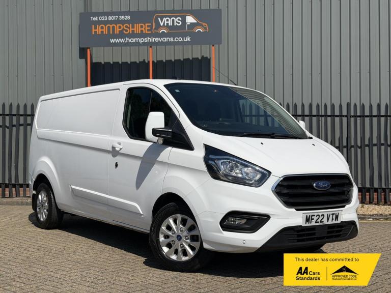 2022 Ford Transit Custom 2.0 EcoBlue 130ps Low Roof Limited Van PANEL VAN DIESEL Manual