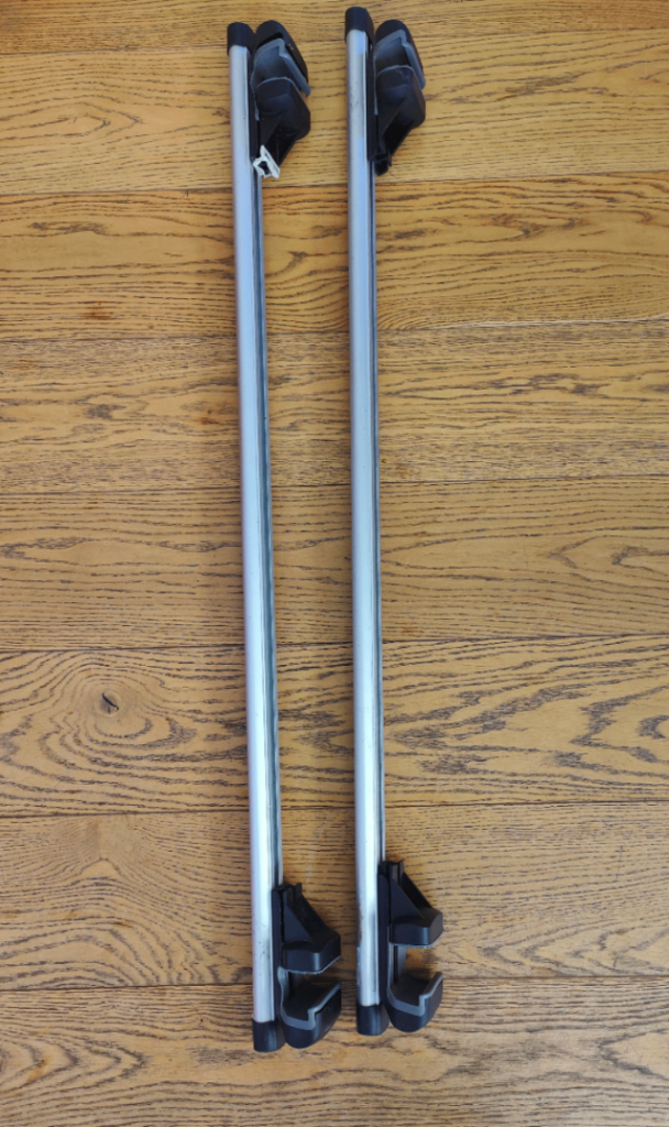 Car roof racks  Aluminium 1.2m Maximum load weight 75 Kg.