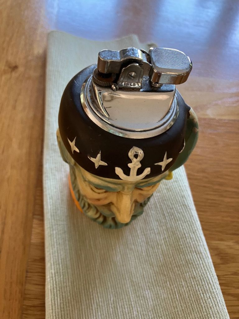 Pirate Table Lighter – Good Condition
